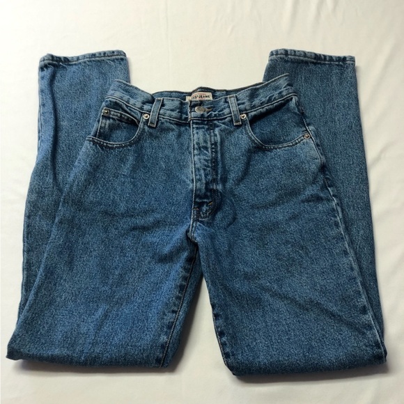 VINTAGE Guess '90s Straight Leg Denim Jeans Size 12 Made In Canada :) - Picture 2 of 10